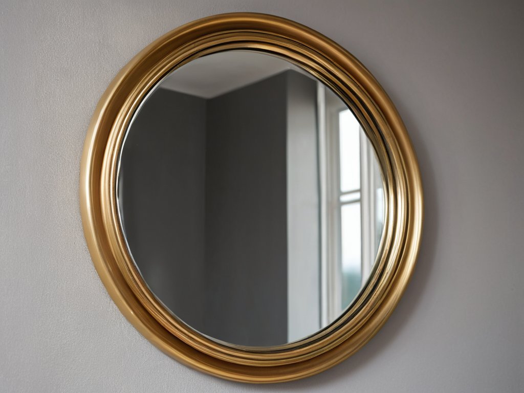 Großer Wandspiegel Gold