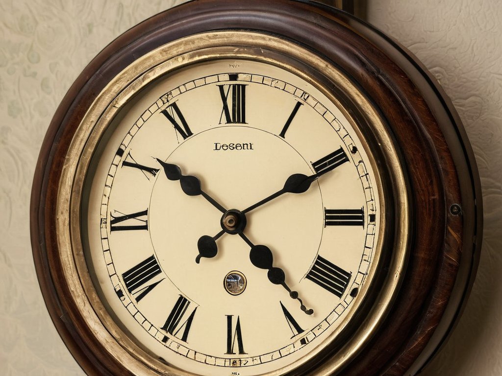 Antike Wanduhr