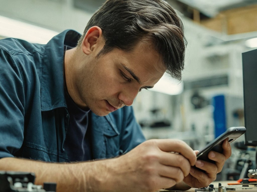 Handy-Reparatur Display