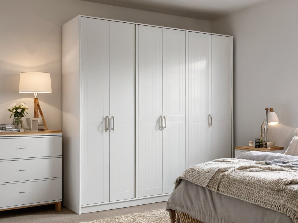 Kleiderschrank 3-türig weiß