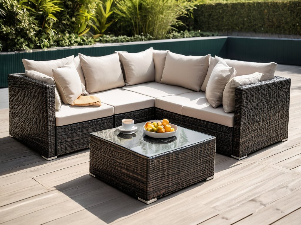 Gartenmöbel-Set Polyrattan