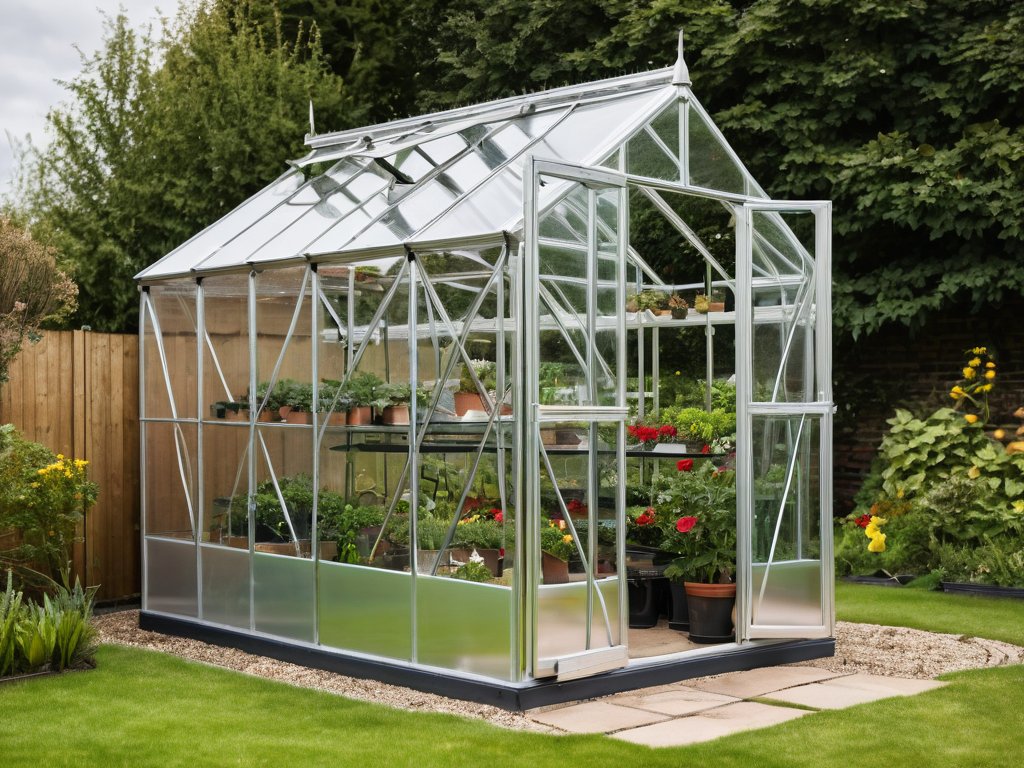 Gewächshaus Aluminium 6m²